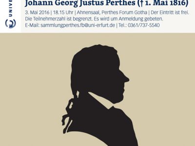 Sonderführung anlässlich des 200. Todestages des Verlegers und Buchhändlers Johann Georg Justus Perthes