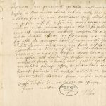 Autograf von Matthias Flacius