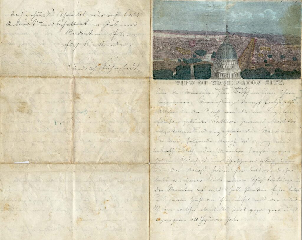 Brief von Friedrich Kühnstedt